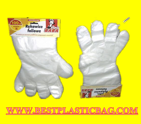 Перчатки PE HDPE LDPE устранимые для медицинского использования