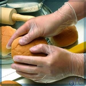 powdered&amp; напудрите свободные перчатки винила/non стерильной устранимой изготовление pvc напудренное перчаткой